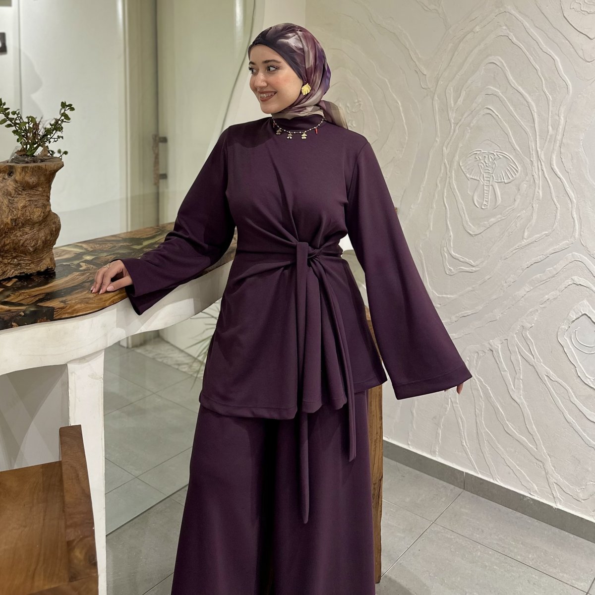 Ensemble Krabi Aubergine