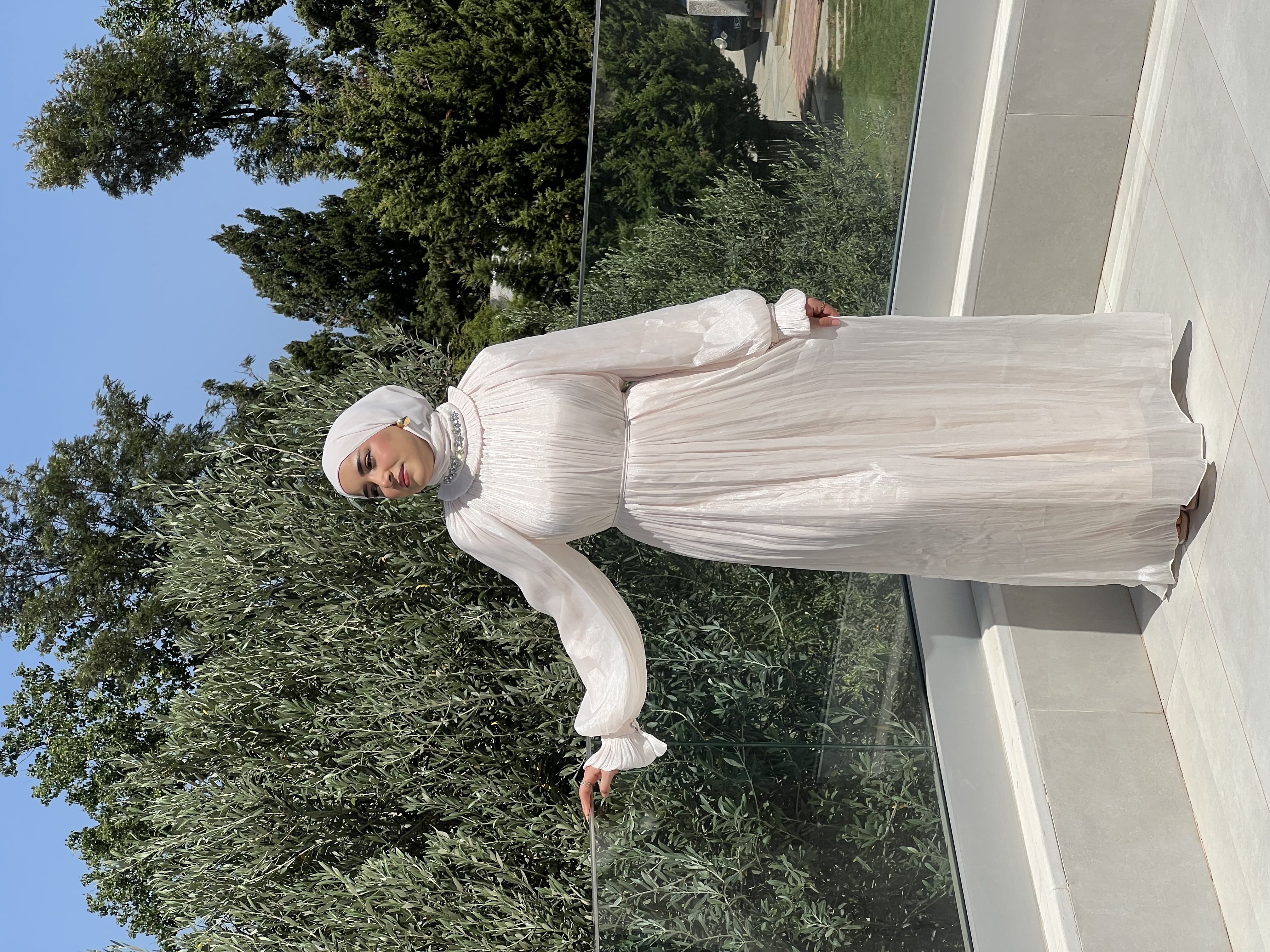 Robe Soirée MIRA Rose Pale
