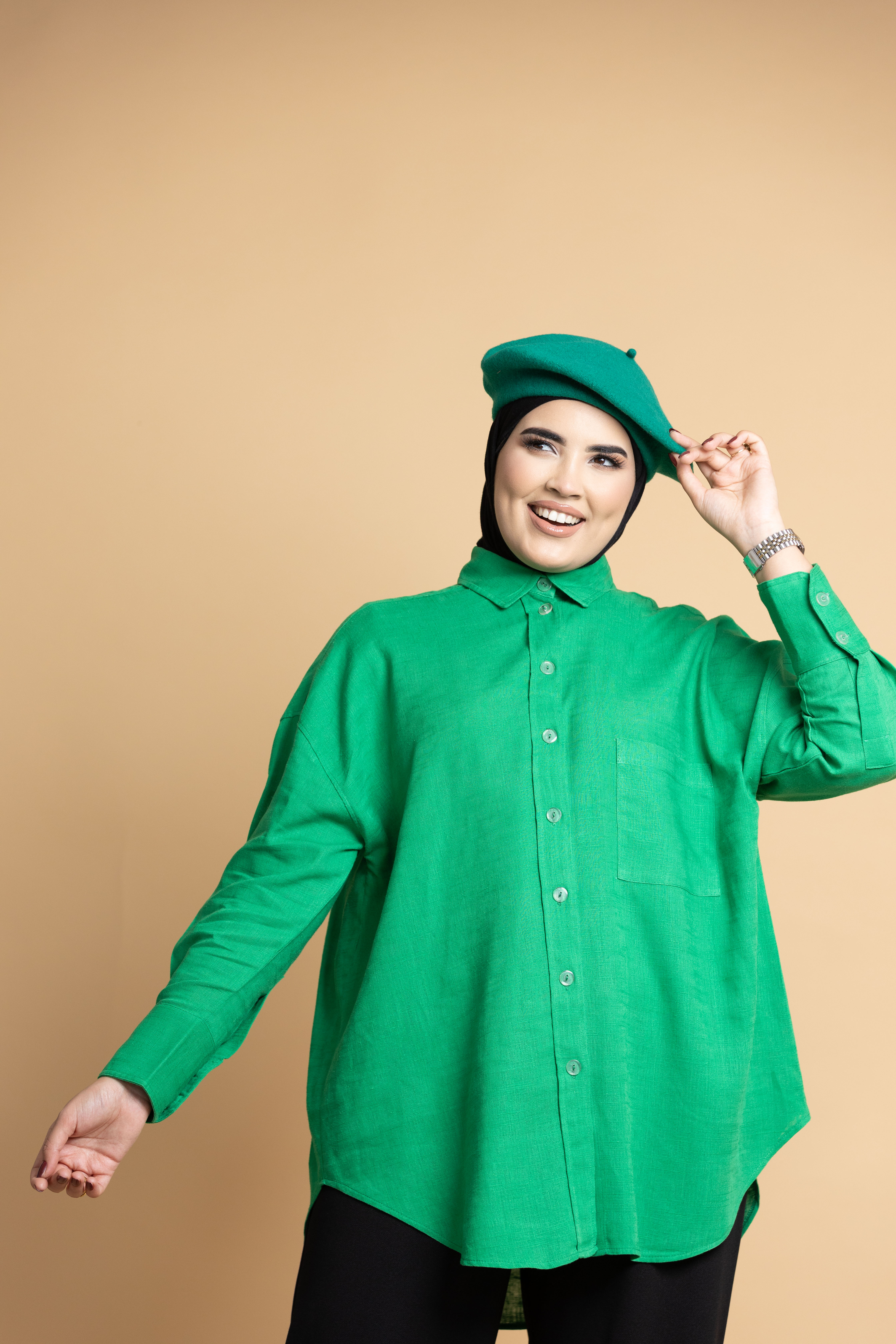 Chemise Kamraya Verte