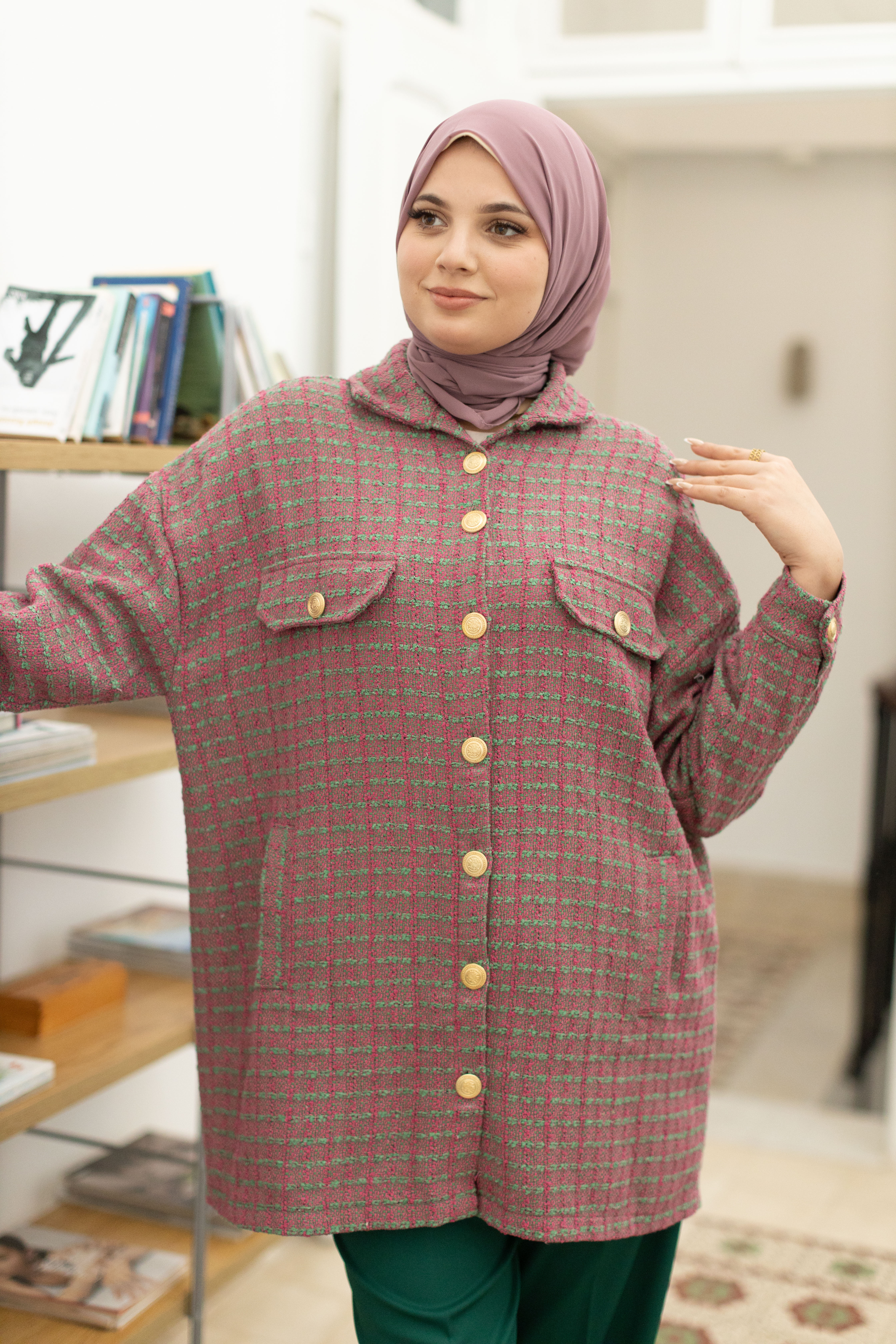 Surchemise Amelia Mauve