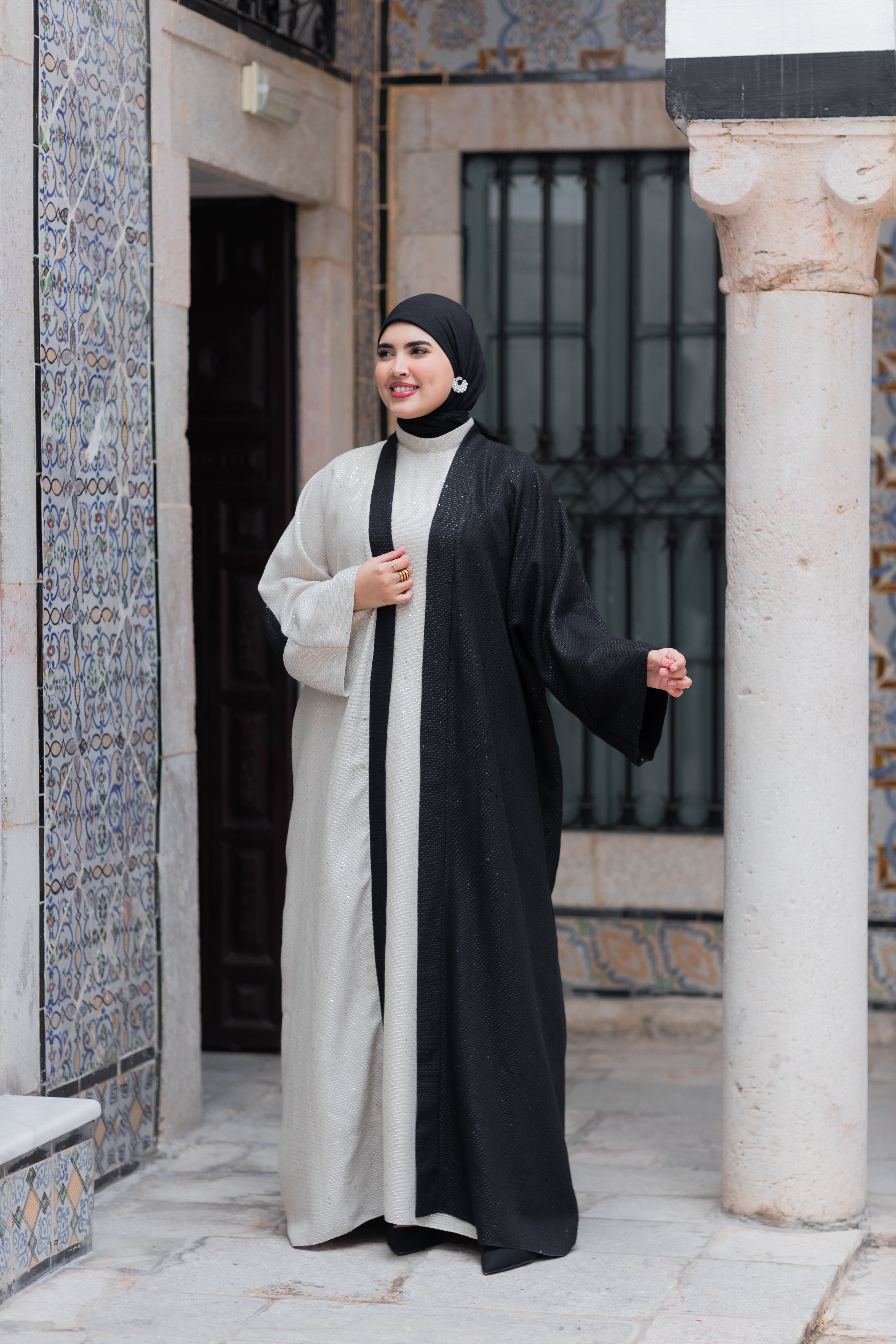 Abaya Deux Pièces Rayhane