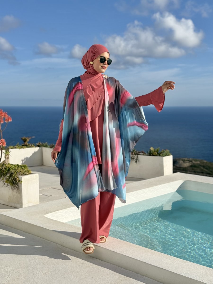 Burkini WAVY Bois De Rose Pancho Canard