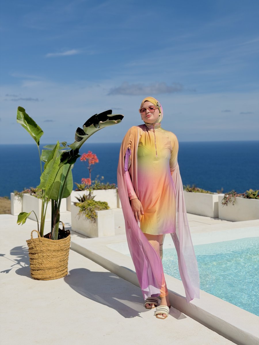 Burkini RAINBOW Jaune Pancho Long 