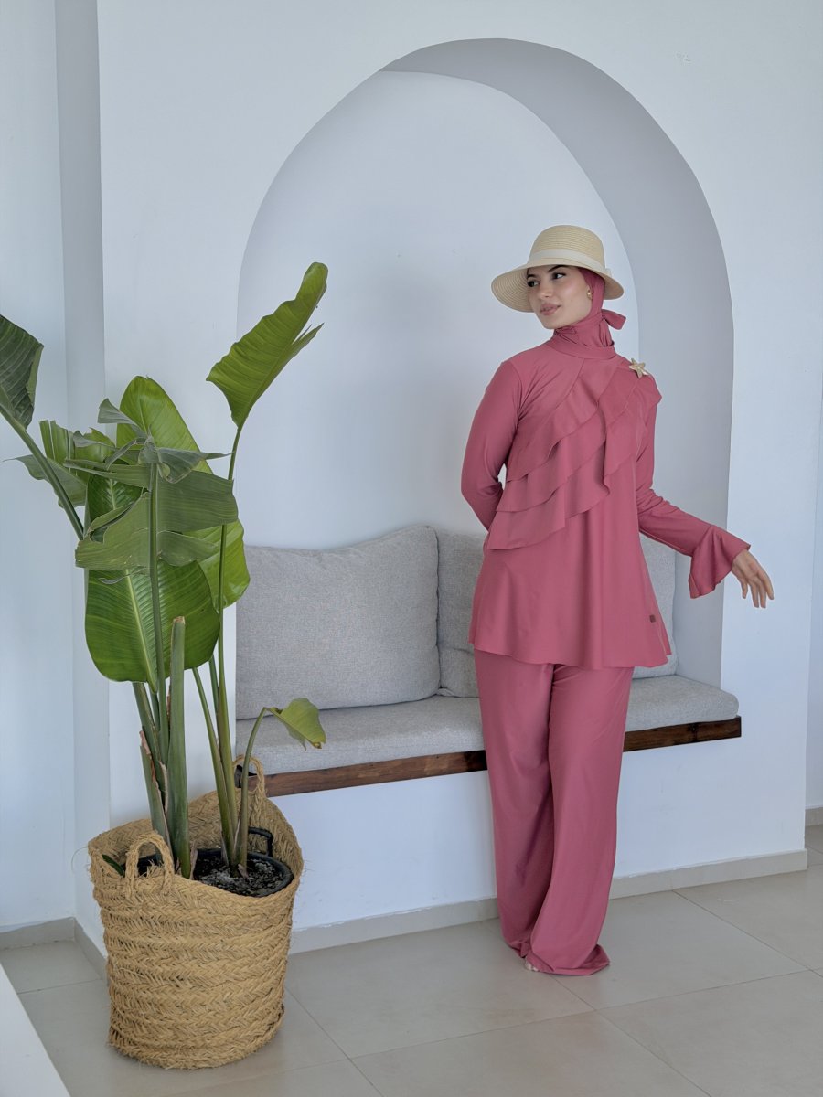 Burkini WAVY Bois De Rose