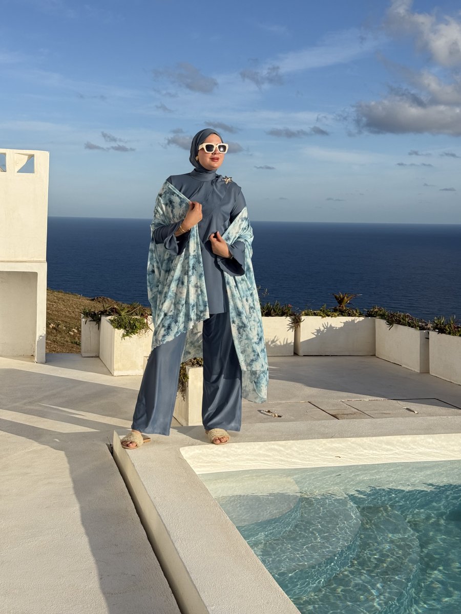 Burkini WAVY bleu djean Pancho Bleu Ciel