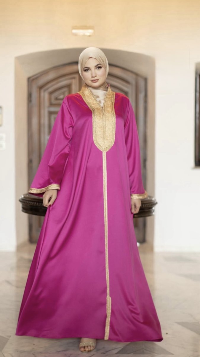 Abaya Glossy Rose