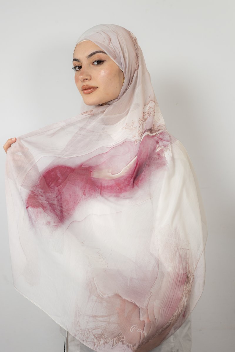 Foulard imprimé PINK STONE