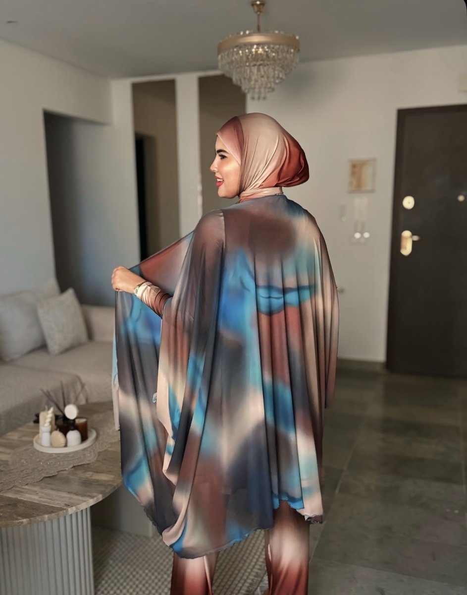 Burkini HAWAI dégradé vert & pancho