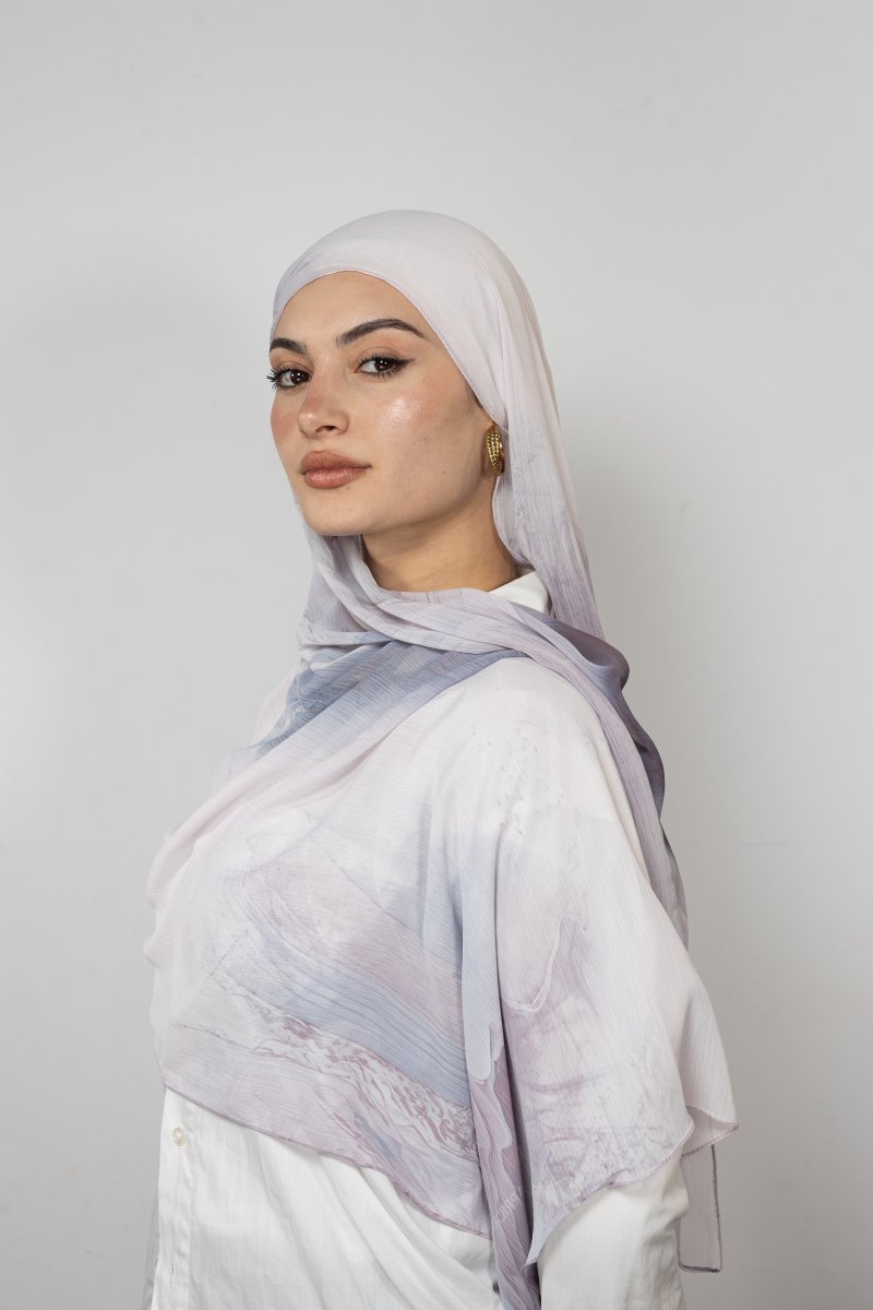 Foulard imprimé BLUISH