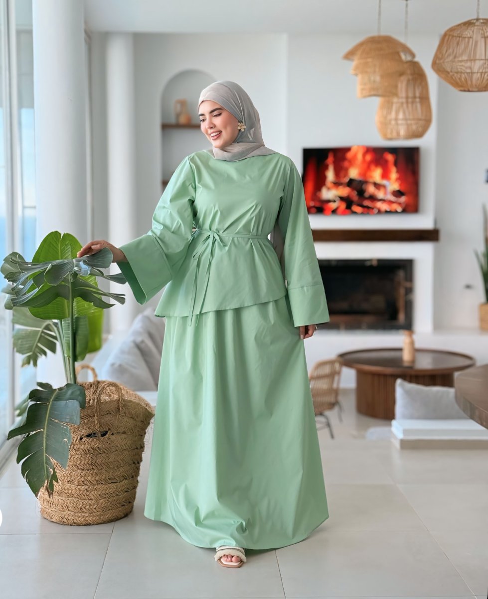Ensemble jupe YANA vert