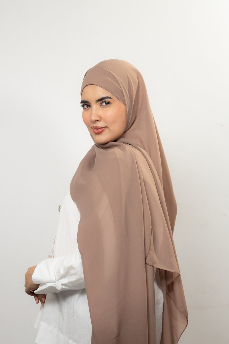Foulard chiffon KAKI