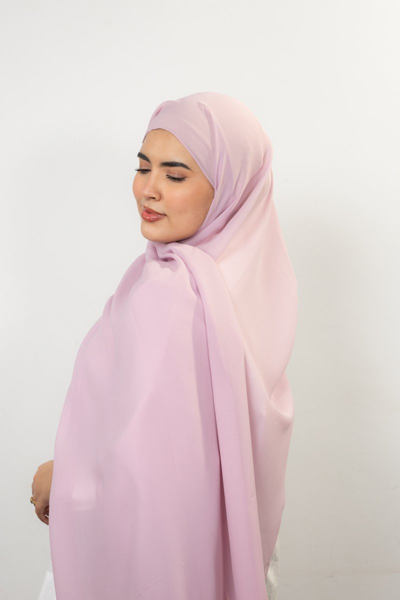 Foulard chiffon ROSÉ