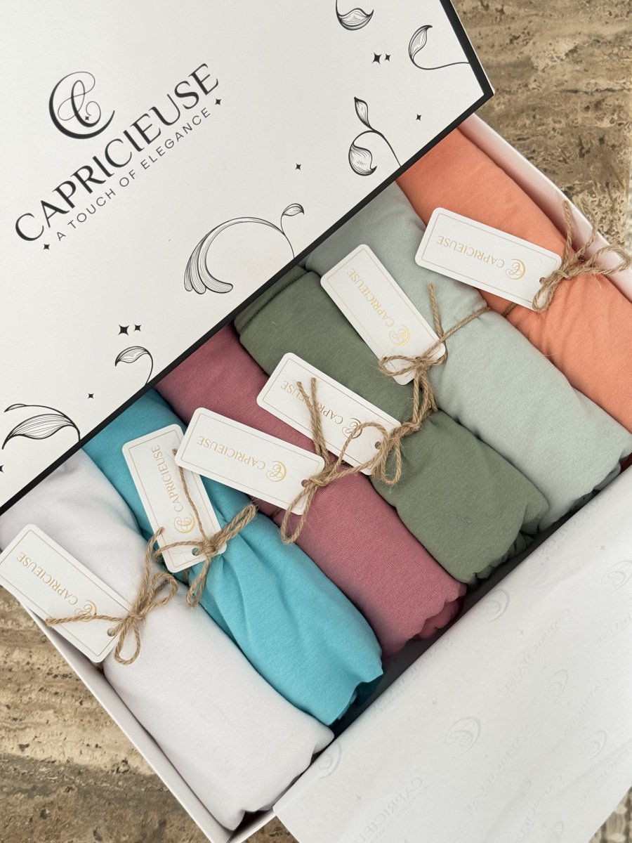 Box Hijabs Coton Pastel.