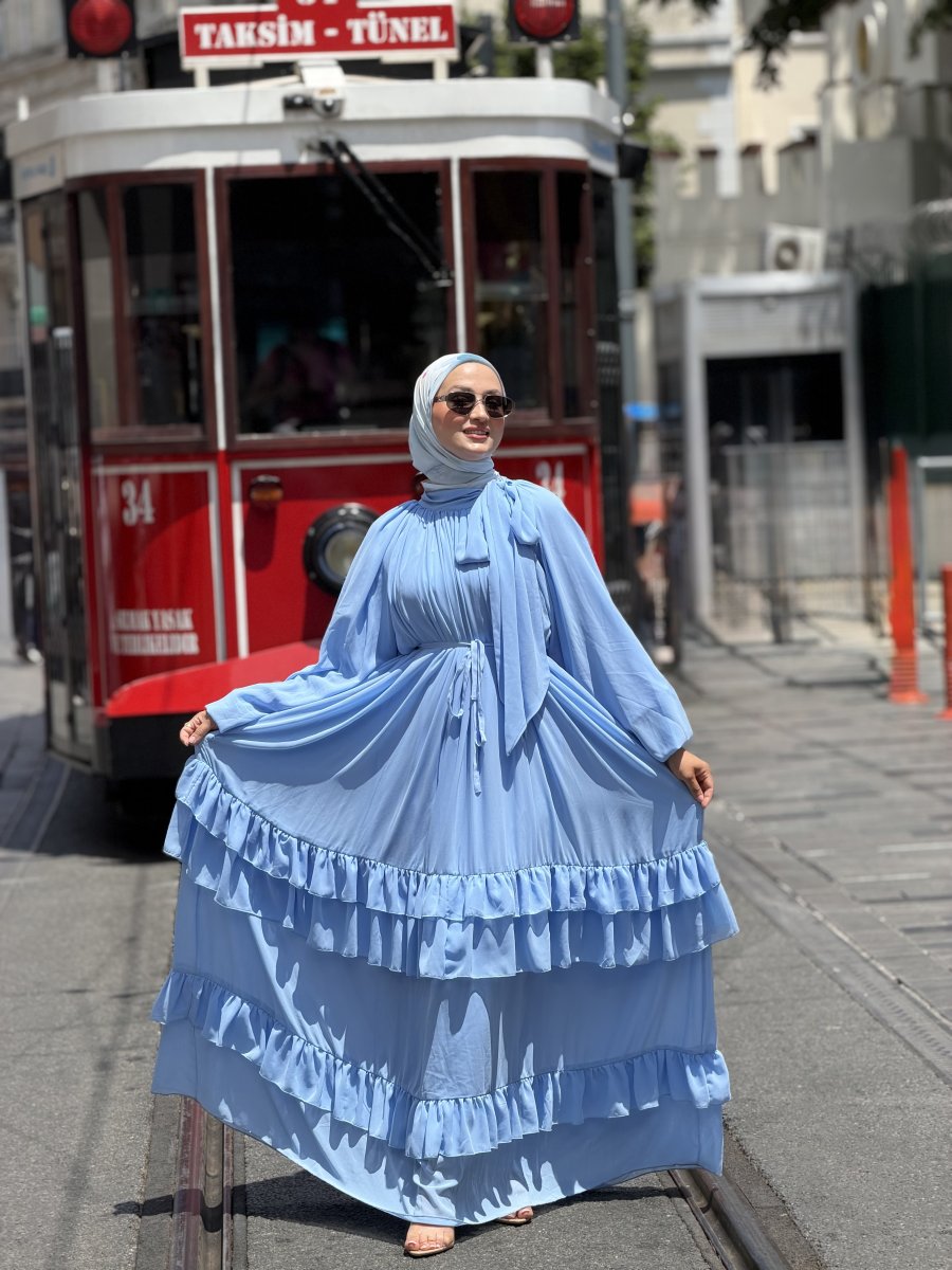 Robe RAZAN bleu ciel