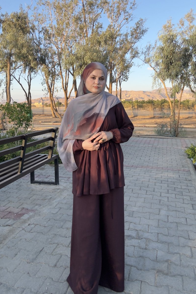 Ensemble Pitta Marron