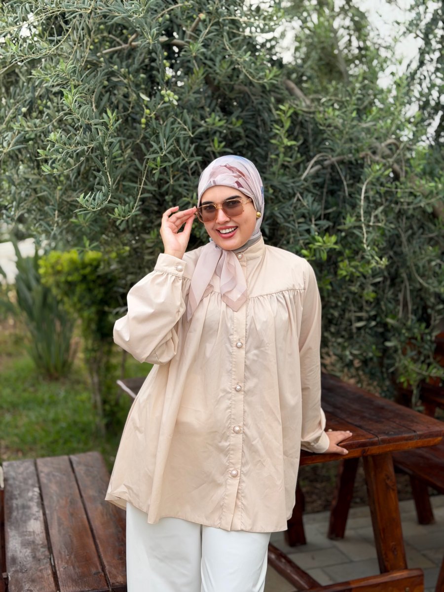 Chemise ALICE Beige