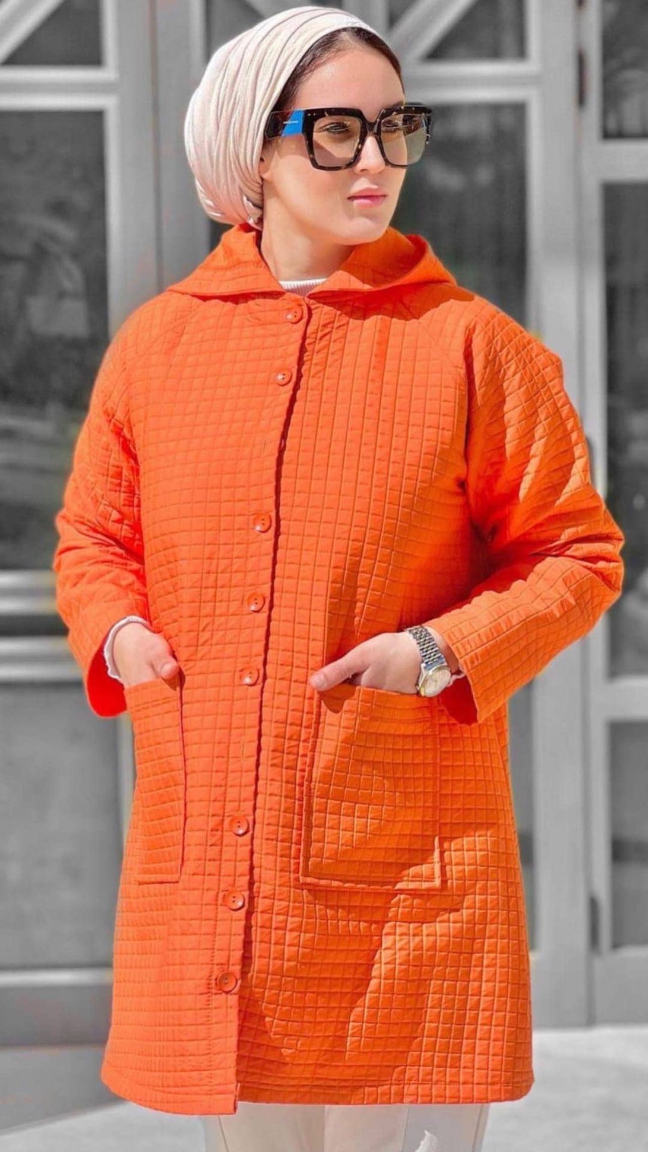 Manteau Imperméable Mila Orangé