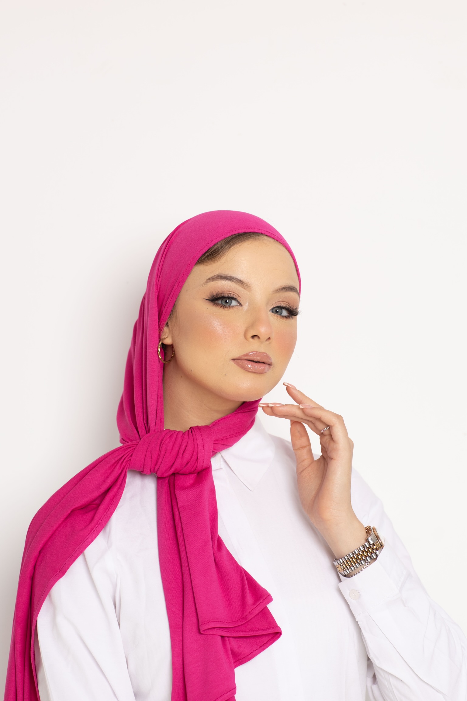 Foulard Coton Bacon Pink