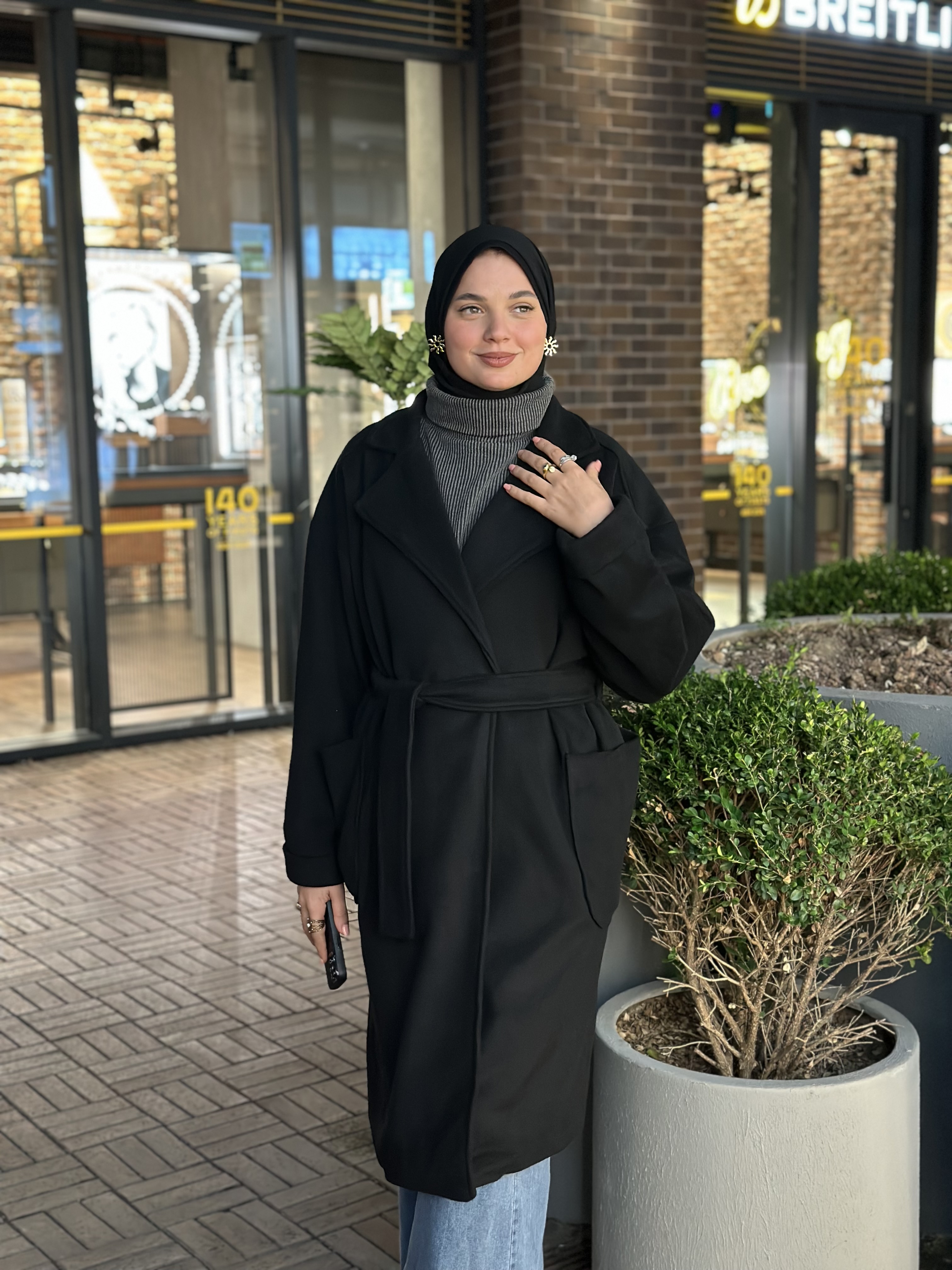 Manteau Longue Noir
