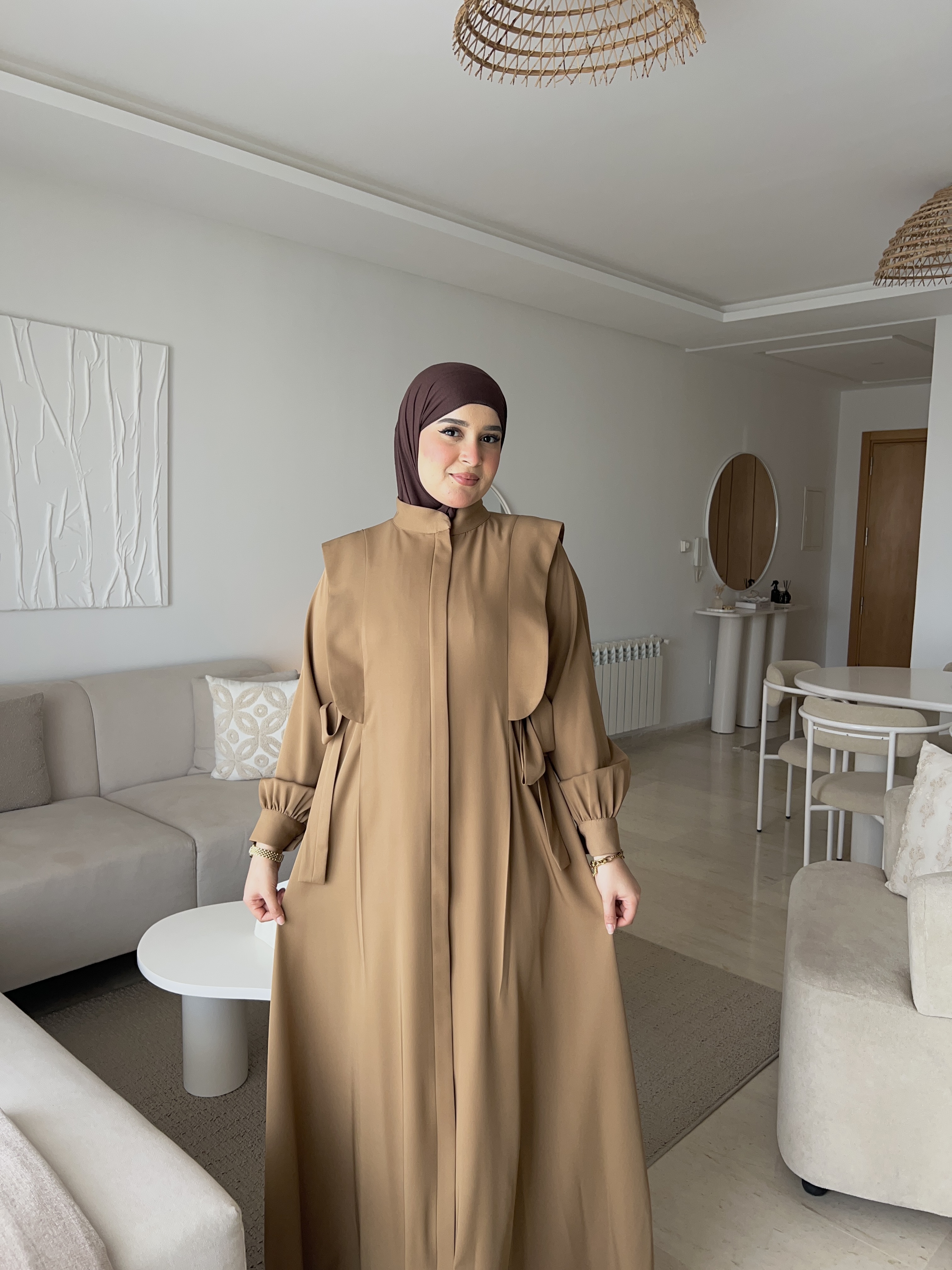 Abaya Sahar Caramel
