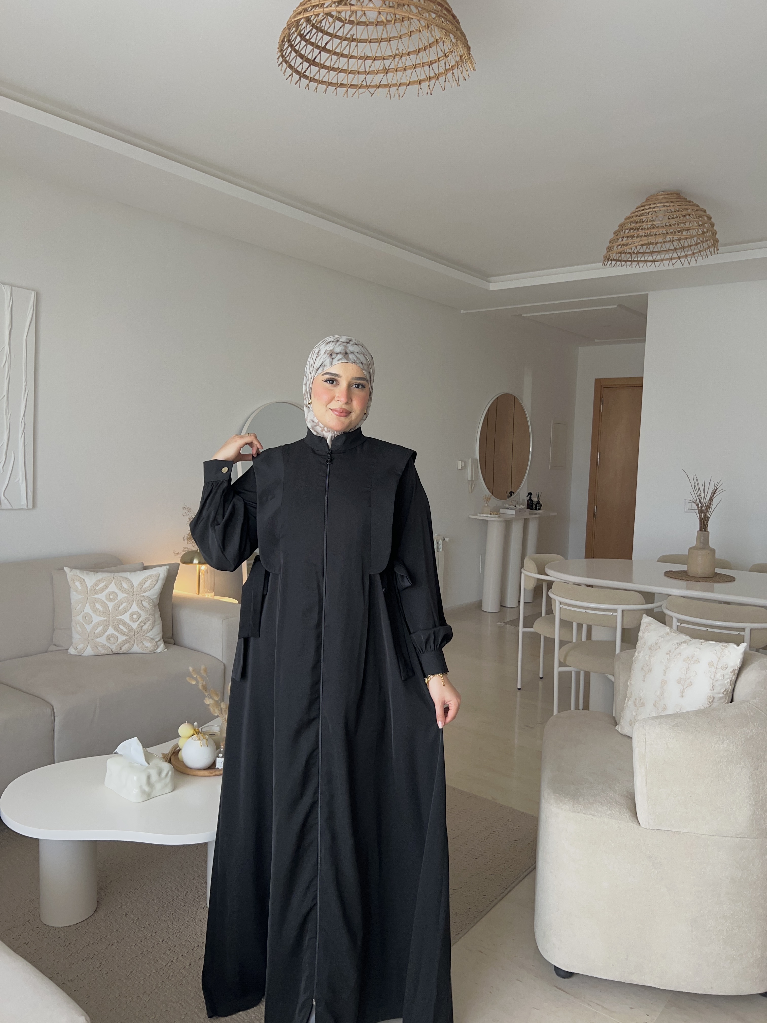 Abaya Sahar Noir