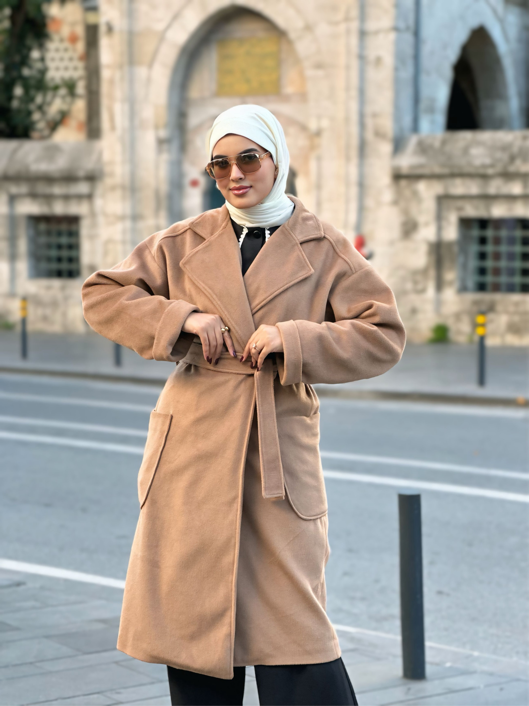 Manteau Longue Camel