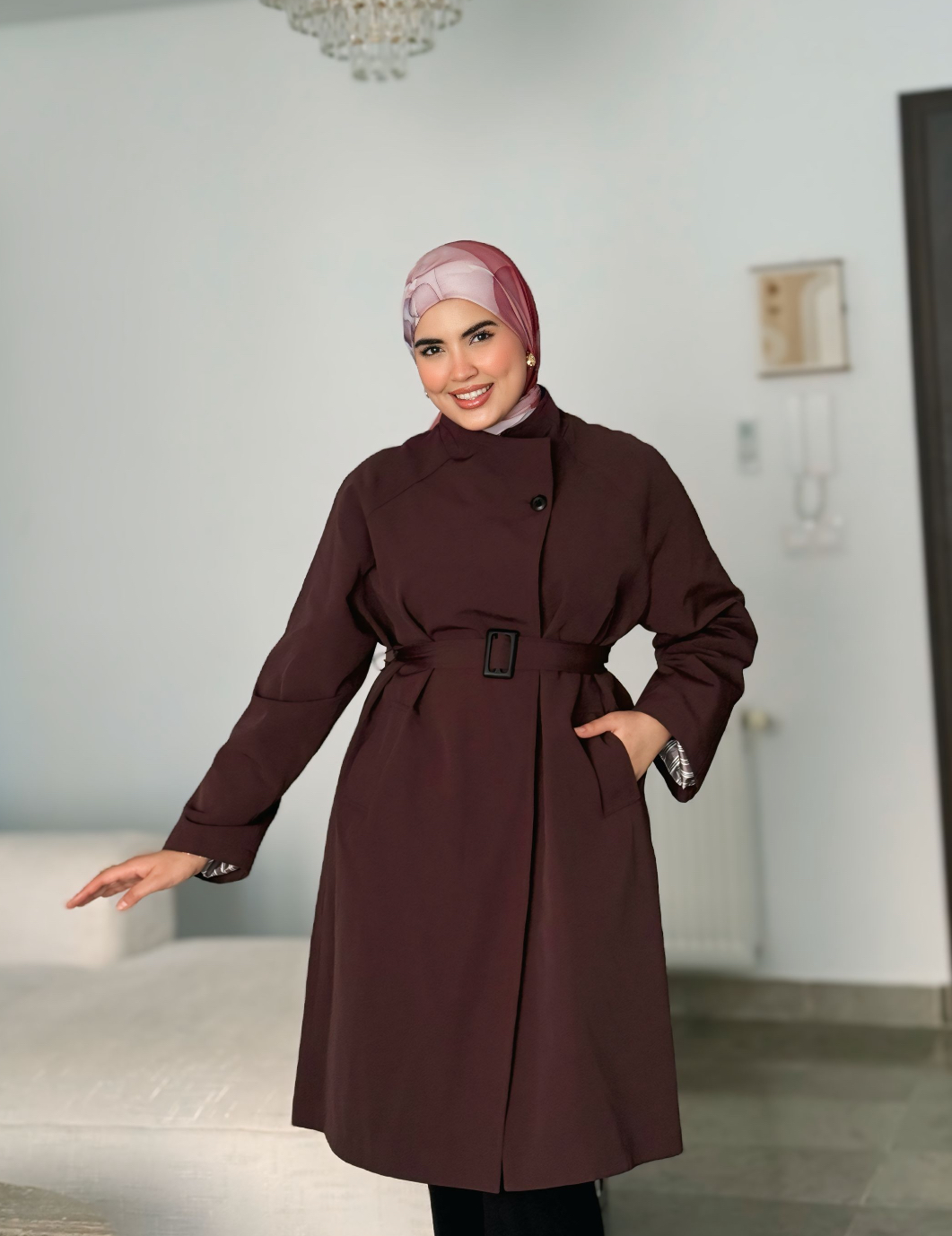 Trench-Coat Burgundy